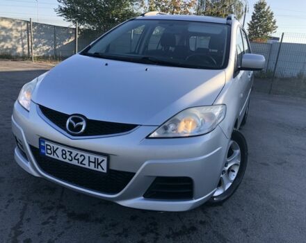 Серый Мазда 5, объемом двигателя 2 л и пробегом 214 тыс. км за 7500 $, фото 1 на Automoto.ua