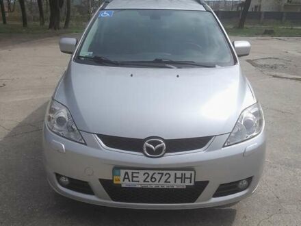 Серый Мазда 5, объемом двигателя 2 л и пробегом 167 тыс. км за 6900 $, фото 1 на Automoto.ua