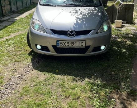 Серый Мазда 5, объемом двигателя 2 л и пробегом 247 тыс. км за 5200 $, фото 1 на Automoto.ua