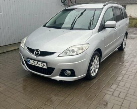 Серый Мазда 5, объемом двигателя 2 л и пробегом 320 тыс. км за 5300 $, фото 1 на Automoto.ua