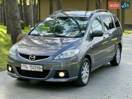 Серый Мазда 5, объемом двигателя 2 л и пробегом 172 тыс. км за 6950 $, фото 1 на Automoto.ua