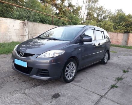 Серый Мазда 5, объемом двигателя 2 л и пробегом 172 тыс. км за 7300 $, фото 1 на Automoto.ua