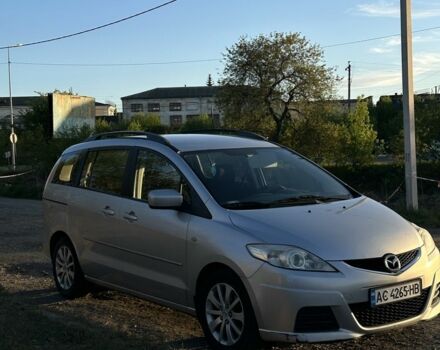 Серый Мазда 5, объемом двигателя 2 л и пробегом 286 тыс. км за 4550 $, фото 1 на Automoto.ua