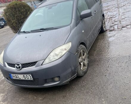 Серый Мазда 5, объемом двигателя 2 л и пробегом 333 тыс. км за 1300 $, фото 1 на Automoto.ua