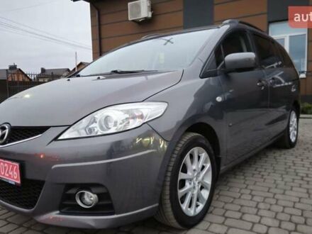 Серый Мазда 5, объемом двигателя 2 л и пробегом 193 тыс. км за 6950 $, фото 1 на Automoto.ua
