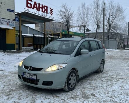 Серый Мазда 5, объемом двигателя 2 л и пробегом 246 тыс. км за 2850 $, фото 1 на Automoto.ua