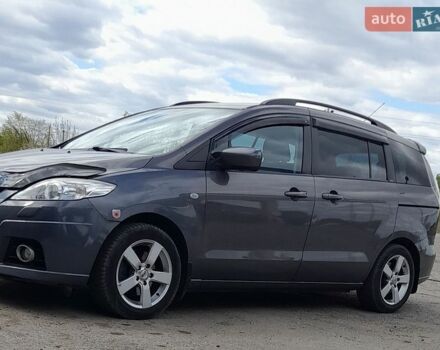 Серый Мазда 5, объемом двигателя 2 л и пробегом 220 тыс. км за 5200 $, фото 1 на Automoto.ua