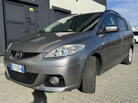 Серый Мазда 5, объемом двигателя 2 л и пробегом 177 тыс. км за 6500 $, фото 1 на Automoto.ua