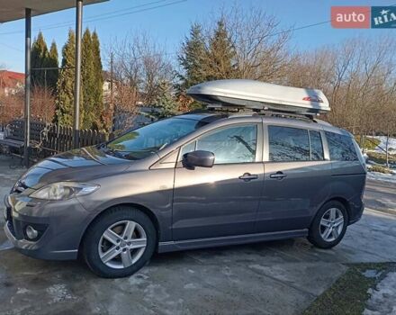 Серый Мазда 5, объемом двигателя 2 л и пробегом 230 тыс. км за 9200 $, фото 1 на Automoto.ua