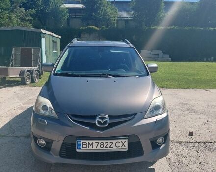Серый Мазда 5, объемом двигателя 2 л и пробегом 234 тыс. км за 7800 $, фото 1 на Automoto.ua