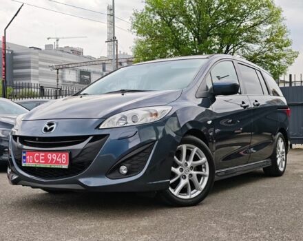 Серый Мазда 5, объемом двигателя 2 л и пробегом 128 тыс. км за 10699 $, фото 1 на Automoto.ua