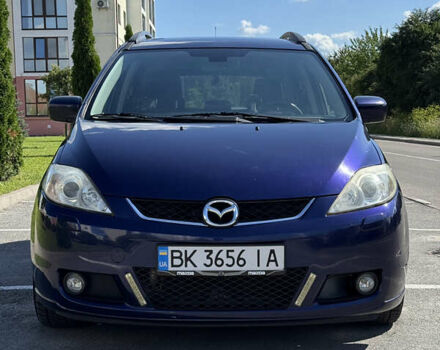 Синий Мазда 5, объемом двигателя 2 л и пробегом 195 тыс. км за 5100 $, фото 1 на Automoto.ua