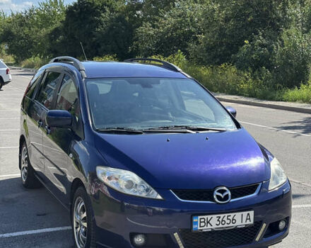 Синий Мазда 5, объемом двигателя 2 л и пробегом 195 тыс. км за 5100 $, фото 2 на Automoto.ua