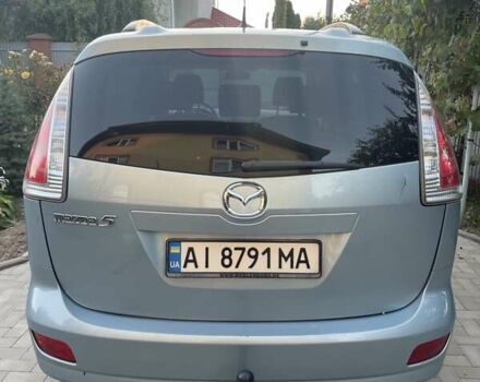 Синий Мазда 5, объемом двигателя 2 л и пробегом 243 тыс. км за 6000 $, фото 3 на Automoto.ua
