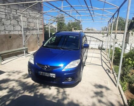 Синий Мазда 5, объемом двигателя 2 л и пробегом 300 тыс. км за 5900 $, фото 1 на Automoto.ua