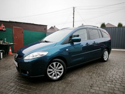 Синий Мазда 5, объемом двигателя 2 л и пробегом 187 тыс. км за 4999 $, фото 1 на Automoto.ua
