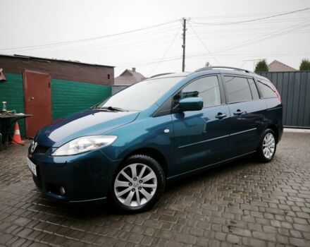 Синий Мазда 5, объемом двигателя 2 л и пробегом 187 тыс. км за 4999 $, фото 1 на Automoto.ua