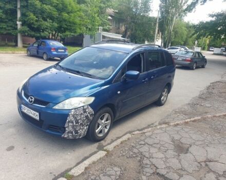 Синий Мазда 5, объемом двигателя 1.8 л и пробегом 215 тыс. км за 4415 $, фото 1 на Automoto.ua