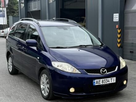 Синий Мазда 5, объемом двигателя 2 л и пробегом 214 тыс. км за 4500 $, фото 1 на Automoto.ua
