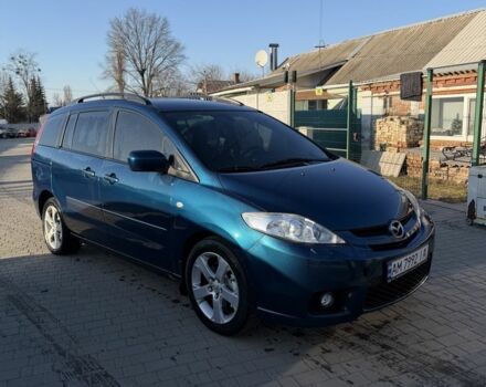 Синий Мазда 5, объемом двигателя 1.8 л и пробегом 275 тыс. км за 4500 $, фото 1 на Automoto.ua