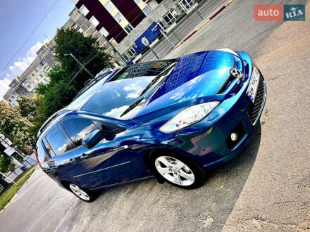 Синий Мазда 5, объемом двигателя 1.8 л и пробегом 226 тыс. км за 4599 $, фото 1 на Automoto.ua