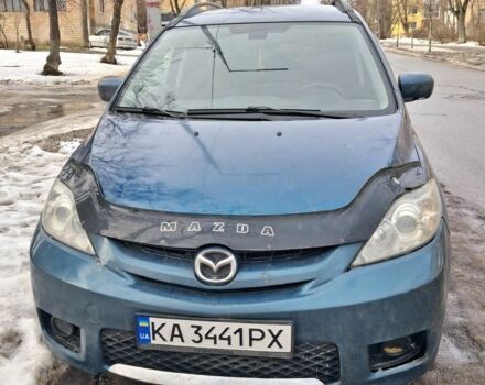 Синий Мазда 5, объемом двигателя 2 л и пробегом 250 тыс. км за 4630 $, фото 1 на Automoto.ua