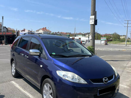Синий Мазда 5, объемом двигателя 2 л и пробегом 199 тыс. км за 4800 $, фото 1 на Automoto.ua