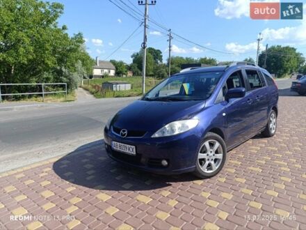 Синий Мазда 5, объемом двигателя 1.8 л и пробегом 260 тыс. км за 4100 $, фото 1 на Automoto.ua