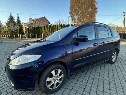 Синій Мазда 5, об'ємом двигуна 2 л та пробігом 220 тис. км за 3600 $, фото 1 на Automoto.ua