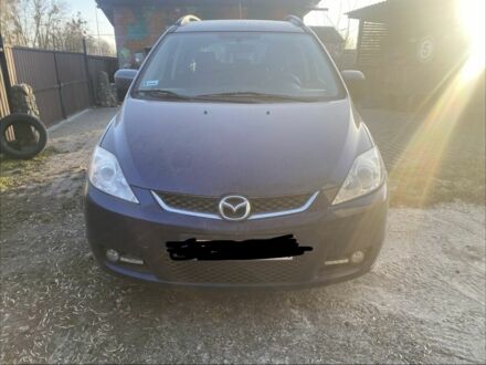 Синий Мазда 5, объемом двигателя 2 л и пробегом 211 тыс. км за 2500 $, фото 1 на Automoto.ua