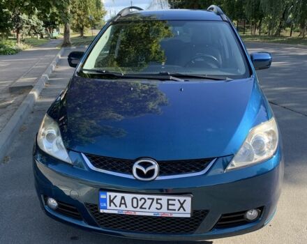 Синий Мазда 5, объемом двигателя 1.8 л и пробегом 211 тыс. км за 5300 $, фото 1 на Automoto.ua