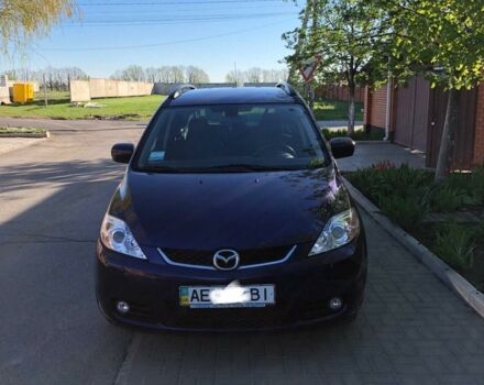 Синий Мазда 5, объемом двигателя 2 л и пробегом 100 тыс. км за 9500 $, фото 1 на Automoto.ua
