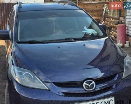 Синий Мазда 5, объемом двигателя 1.8 л и пробегом 230 тыс. км за 5700 $, фото 1 на Automoto.ua