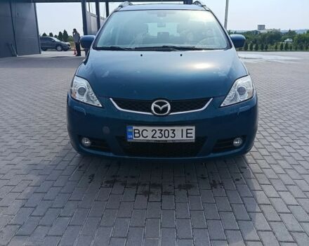 Синий Мазда 5, объемом двигателя 2 л и пробегом 255 тыс. км за 5500 $, фото 1 на Automoto.ua