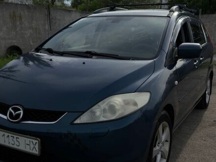 Синій Мазда 5, об'ємом двигуна 2 л та пробігом 470 тис. км за 4500 $, фото 1 на Automoto.ua