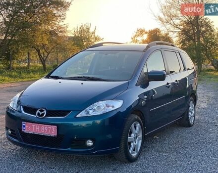Синий Мазда 5, объемом двигателя 1.8 л и пробегом 198 тыс. км за 4950 $, фото 1 на Automoto.ua