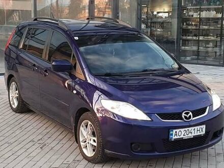 Синий Мазда 5, объемом двигателя 2 л и пробегом 207 тыс. км за 7200 $, фото 1 на Automoto.ua