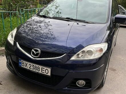 Синий Мазда 5, объемом двигателя 2 л и пробегом 248 тыс. км за 6800 $, фото 1 на Automoto.ua