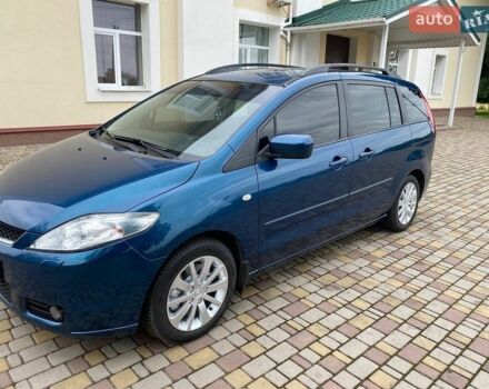 Синий Мазда 5, объемом двигателя 2 л и пробегом 200 тыс. км за 5500 $, фото 1 на Automoto.ua