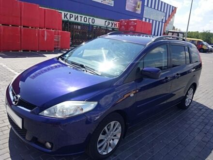 Синий Мазда 5, объемом двигателя 2 л и пробегом 190 тыс. км за 8000 $, фото 1 на Automoto.ua