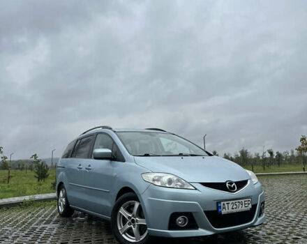 Синий Мазда 5, объемом двигателя 2 л и пробегом 214 тыс. км за 6200 $, фото 1 на Automoto.ua