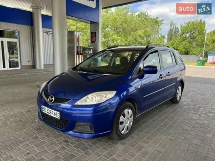 Синий Мазда 5, объемом двигателя 2 л и пробегом 283 тыс. км за 6999 $, фото 1 на Automoto.ua