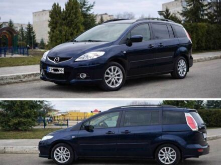 Синий Мазда 5, объемом двигателя 2 л и пробегом 77 тыс. км за 8000 $, фото 1 на Automoto.ua