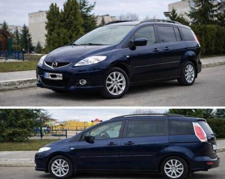 Синій Мазда 5, об'ємом двигуна 2 л та пробігом 77 тис. км за 8000 $, фото 1 на Automoto.ua