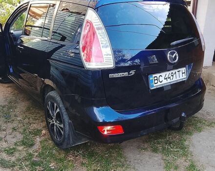 Синий Мазда 5, объемом двигателя 2 л и пробегом 350 тыс. км за 4750 $, фото 1 на Automoto.ua