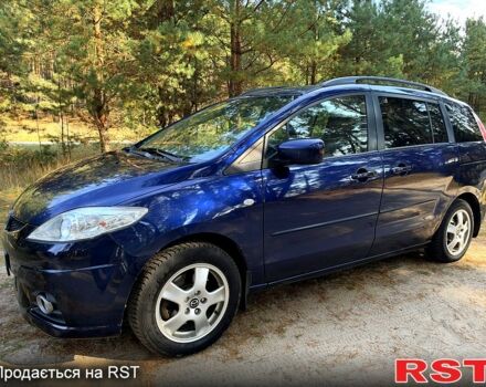 Синий Мазда 5, объемом двигателя 1.8 л и пробегом 217 тыс. км за 4950 $, фото 1 на Automoto.ua