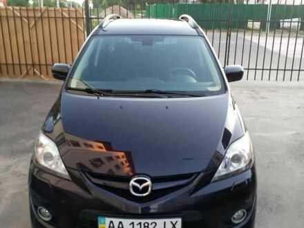 Синий Мазда 5, объемом двигателя 2 л и пробегом 200 тыс. км за 7500 $, фото 1 на Automoto.ua