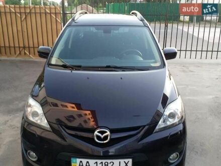 Синий Мазда 5, объемом двигателя 2 л и пробегом 200 тыс. км за 7500 $, фото 1 на Automoto.ua