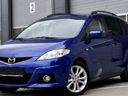 Синий Мазда 5, объемом двигателя 2 л и пробегом 122 тыс. км за 7900 $, фото 1 на Automoto.ua