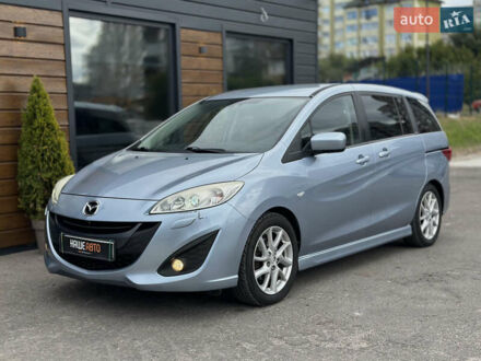 Синий Мазда 5, объемом двигателя 1.6 л и пробегом 221 тыс. км за 9300 $, фото 1 на Automoto.ua